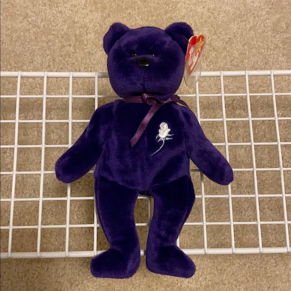 TY BEANIE BABY PRINCESS DIANA BEAR 1997 RARE MINT
